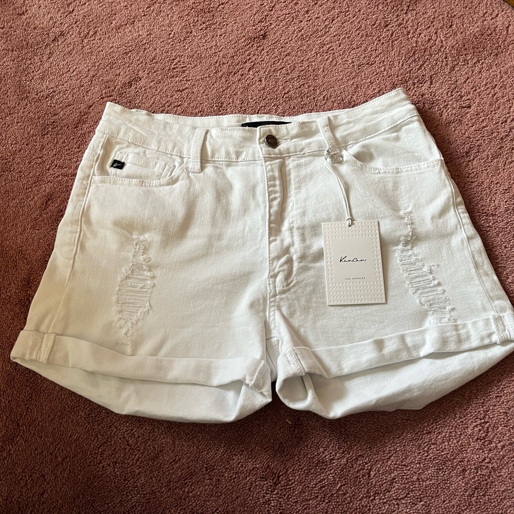 Kancan Women’s White Shorts KC6036WT Size 11/29